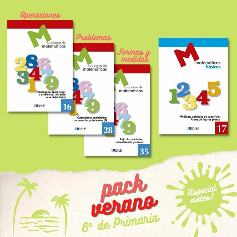 Pack especial matemáticas  -  6º curso