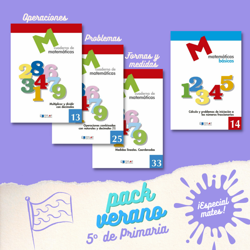 Pack especial matemáticas - 5º curso
