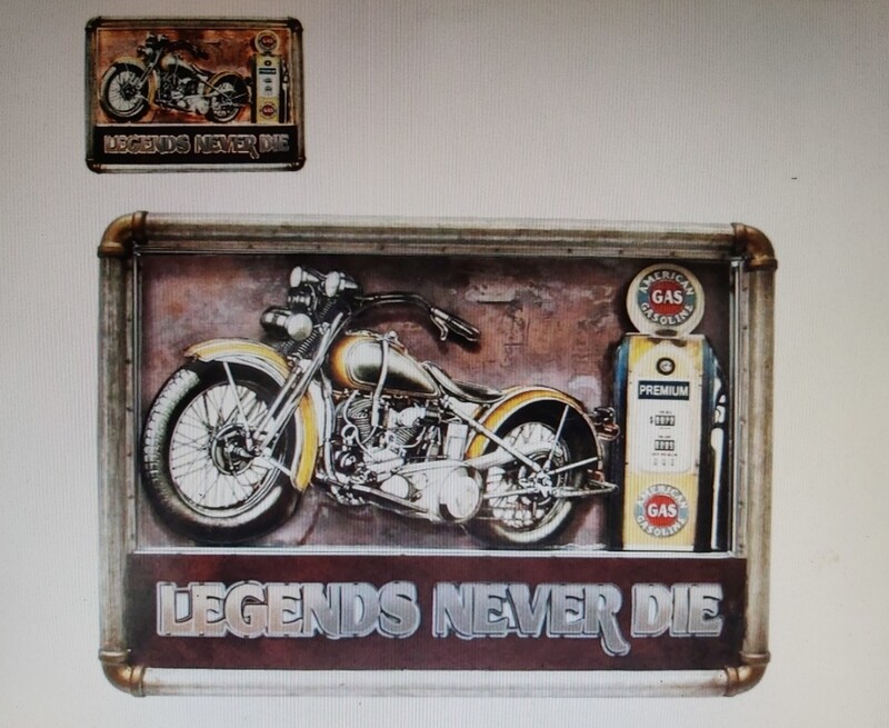 garage moto (harley davidson)&quot; SUR COMMANDE &quot;
