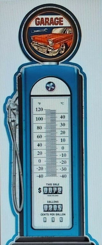 Thermomètre garage