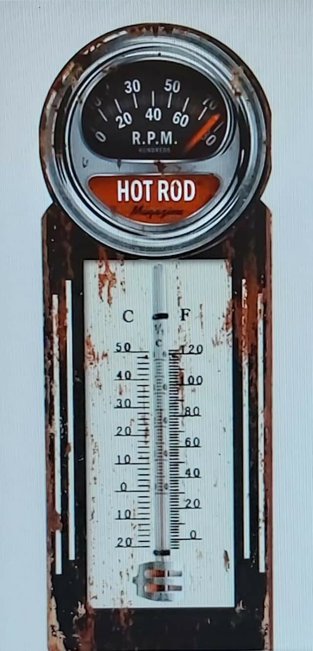 Thermomètre hot rod