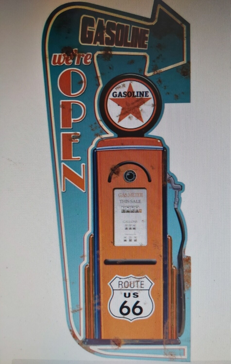 garage pompe gasoline