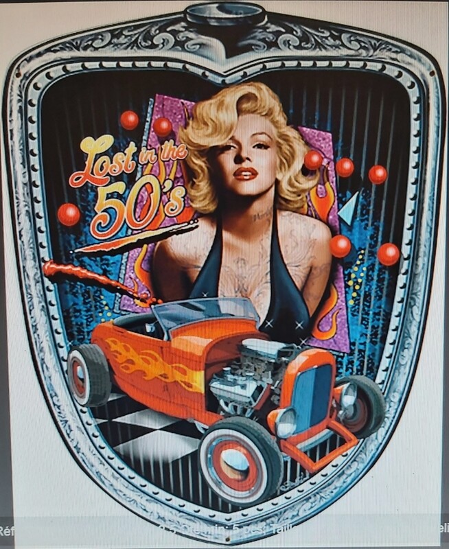 voiture actrice Maryline monroe 1950