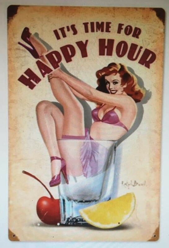 cuisine pin&#39;up happy hour
