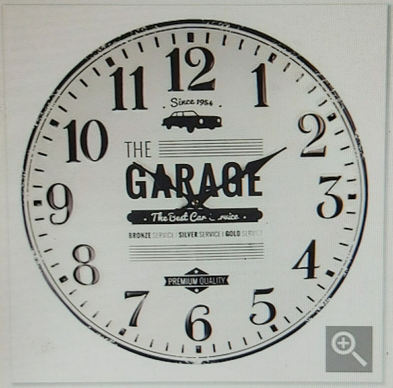 Horloge the garage