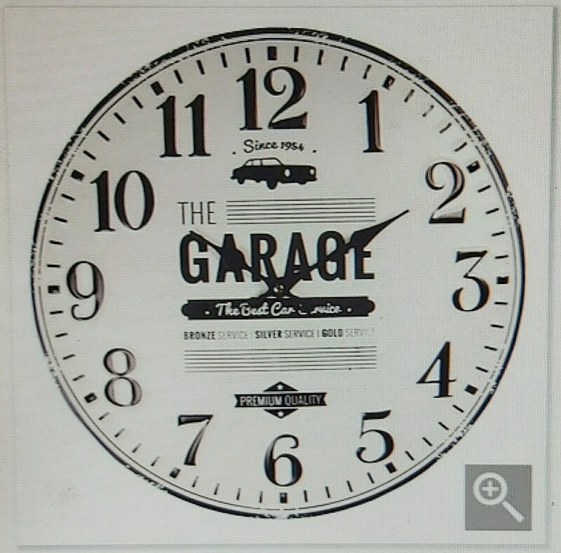 Horloge the garage