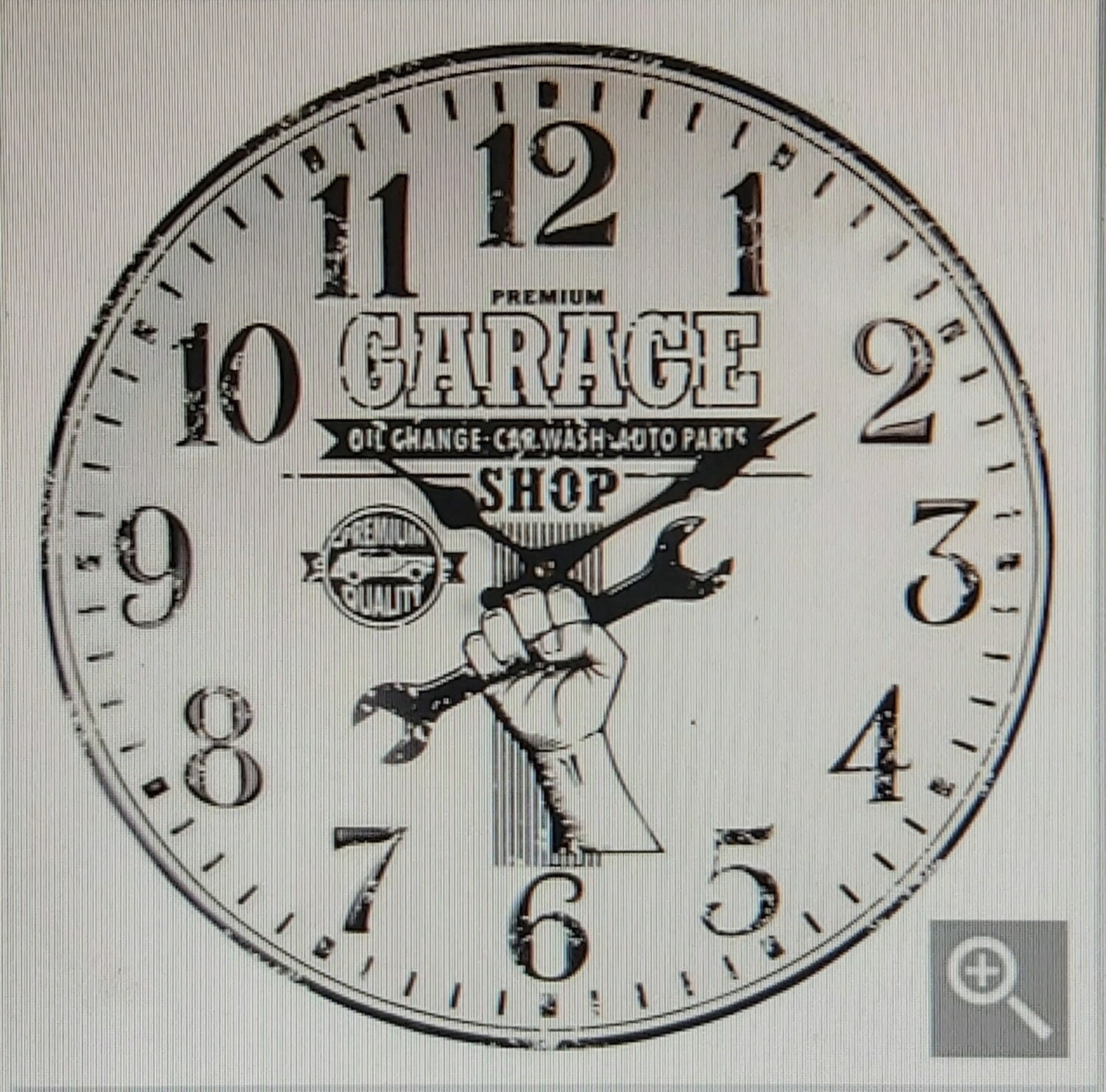 Horloge garage prenuim