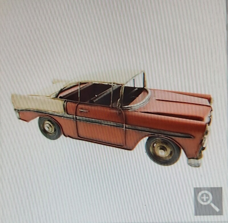 Voiture américaine chevrolet bel air 1955