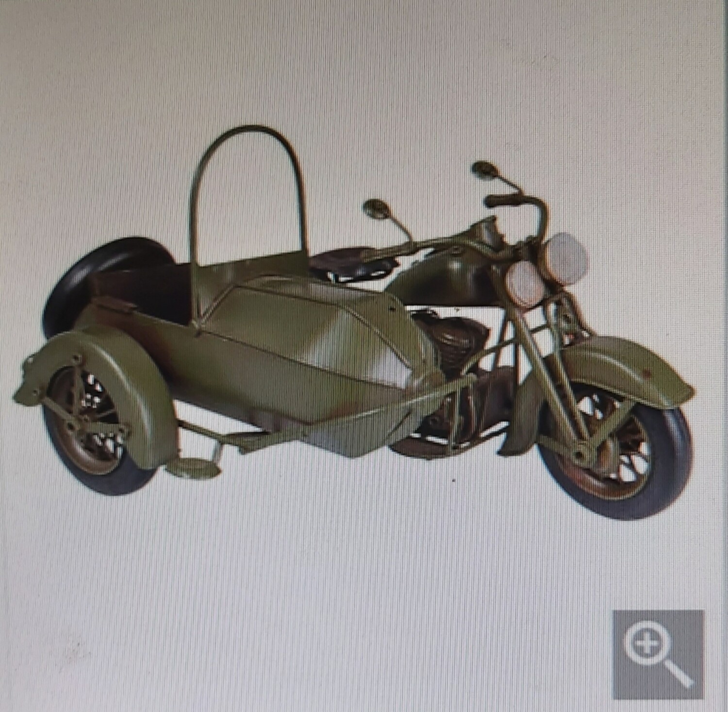 Side-car militaire (harley davidson)