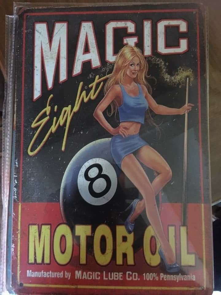pin&#39;up billard magic motor oil