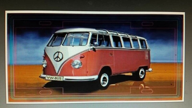 vw combi rouge