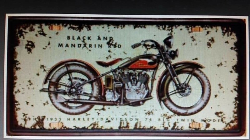 moto harley-davidson  1933