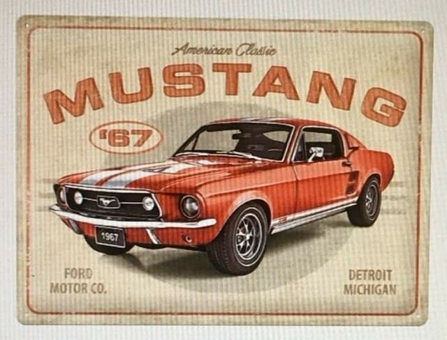 garage Ford Mustang GT 1967