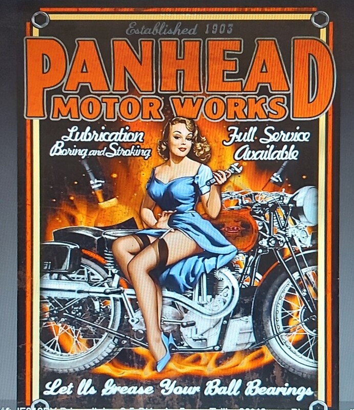 garage moto pin&#39;up