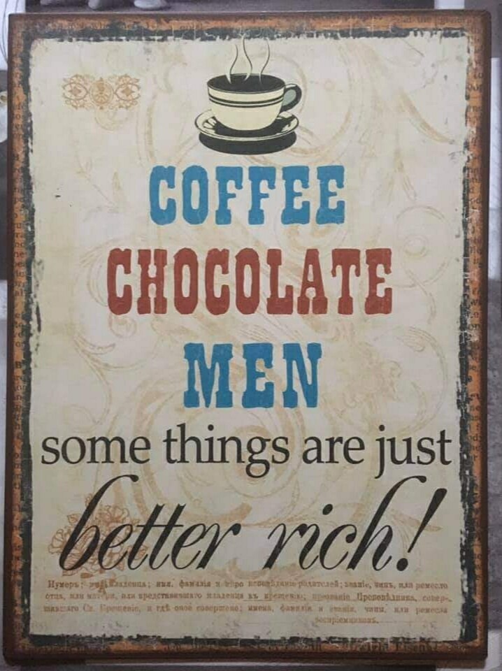 cuisine café chocolaté homme