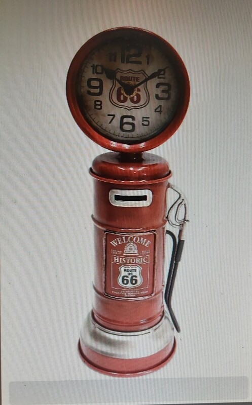 Pompe horloge et tirelire RT66