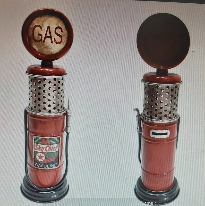 Pompe tirelire gasoline Sky Chief texaco