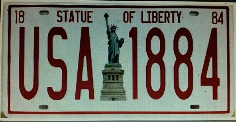 USA 1884 statue de la liberté