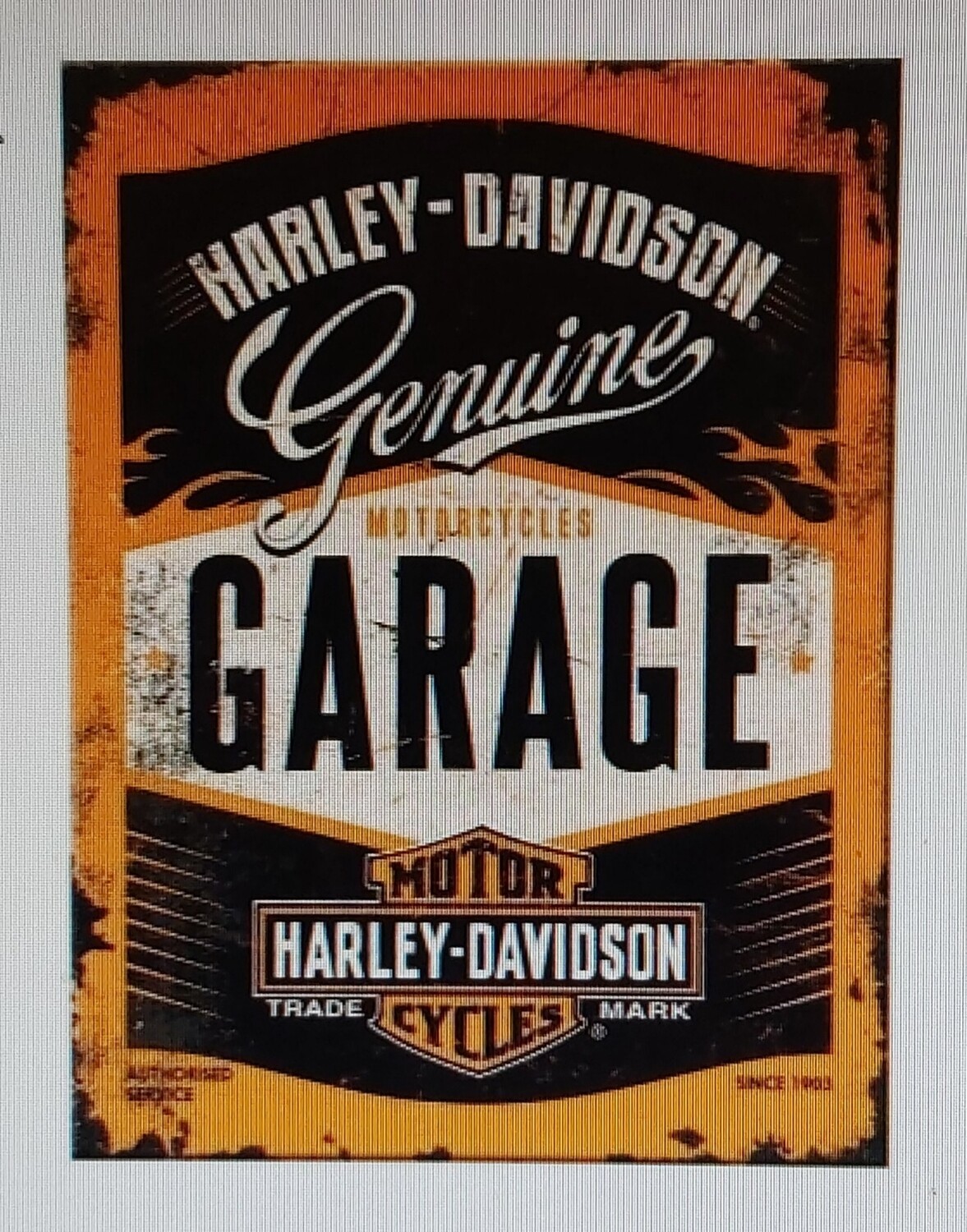 Magnette harley-Davidson garage 