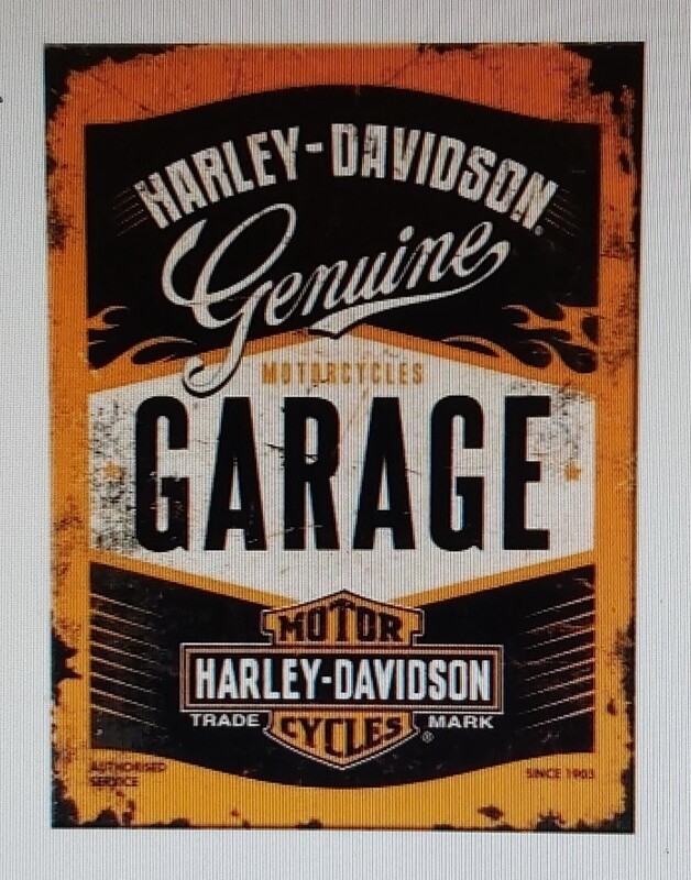 Magnette harley-Davidson garage 