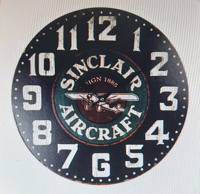 Horloge sinclair avion