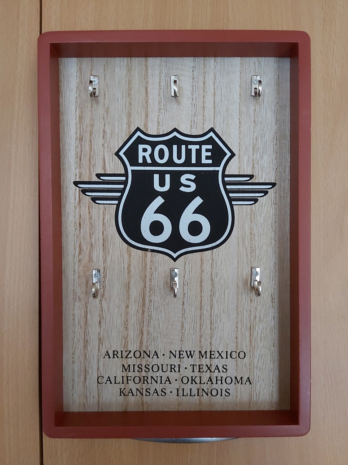 Boîte à clés RT66 rouge 