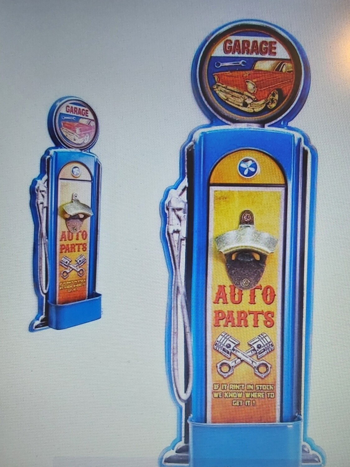 Décapsuleur garage forme pompe