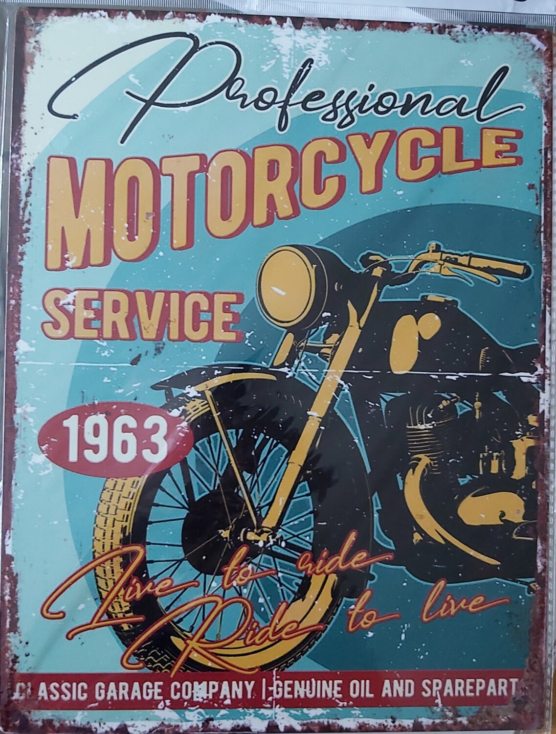 Motorcycle service 1963