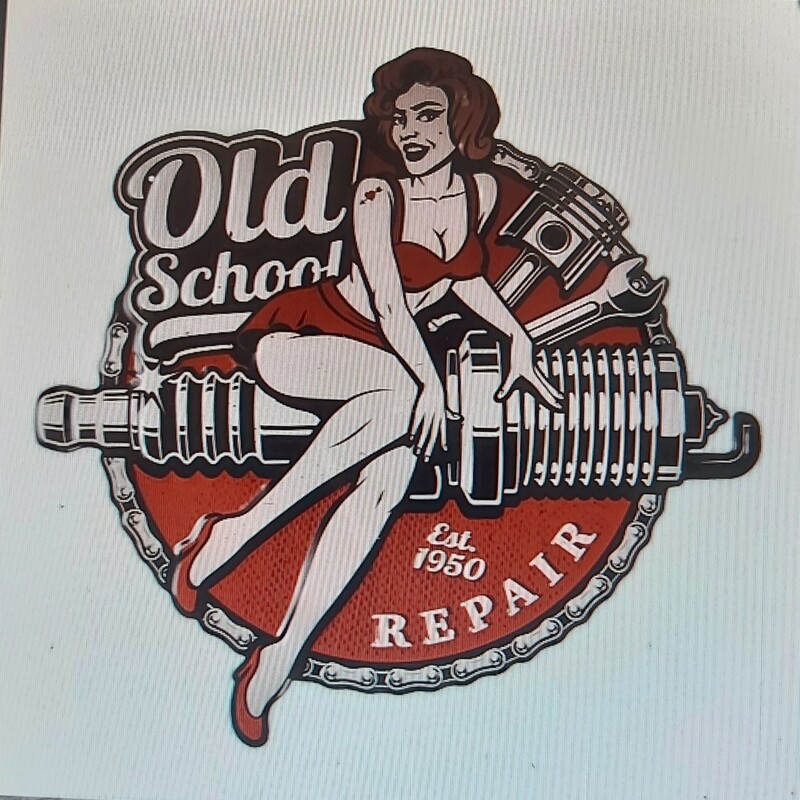Old school pin&#39;up bougie garage