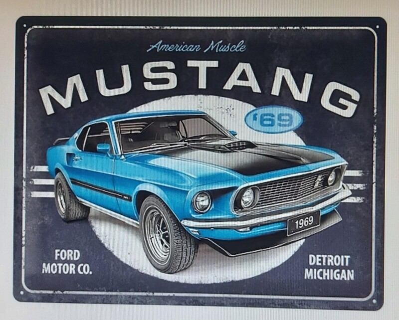 Garage Ford Mustang 69 ÉDITION SPÉCIALE 