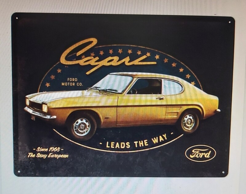 Garage Ford Capri 1968 ÉDITION SPÉCIALE