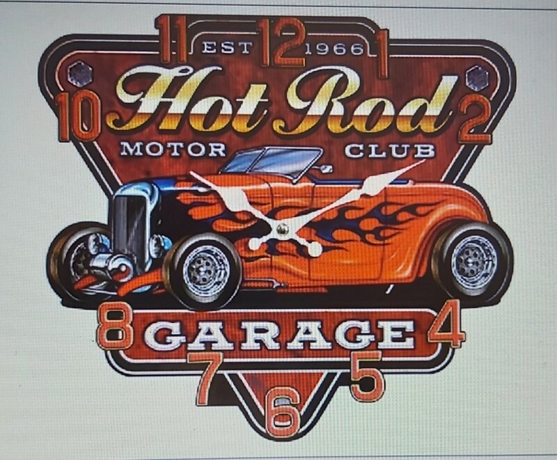 Horloge hot rod