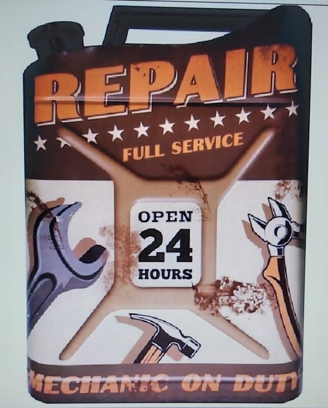 Jerricane déco repair