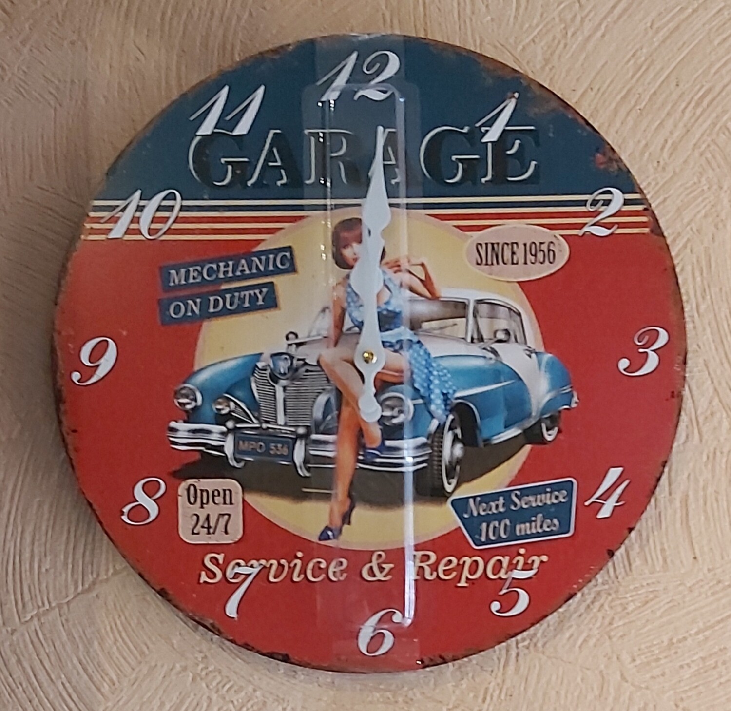 Horloge garage open 24/7