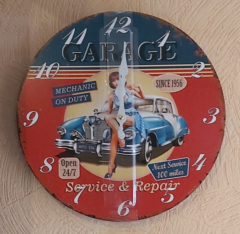 Horloge garage open 24/7
