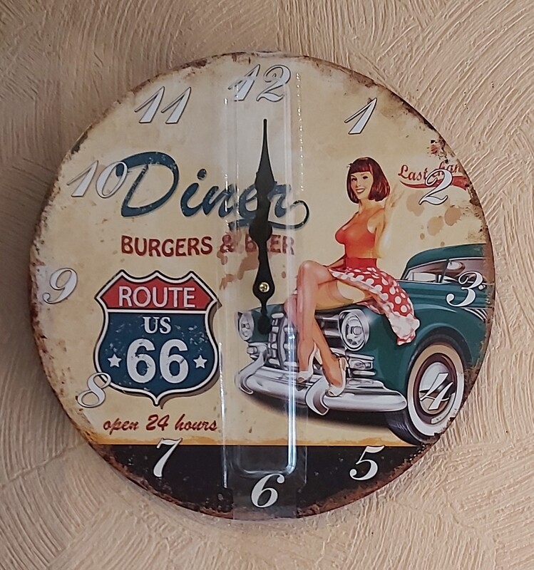 Horloge RT66 diner