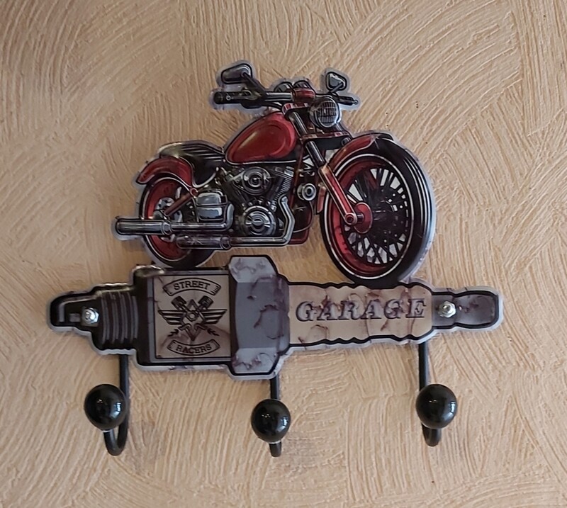 Porte serviette ou porte manteau moto bougie