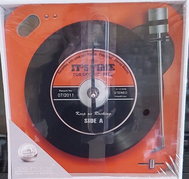 Horloge tourne disque
