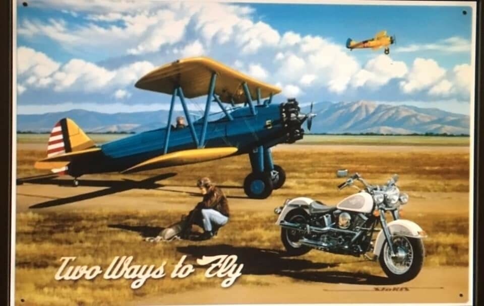 Plaque avion et moto