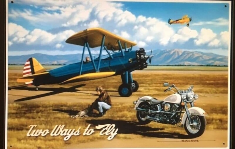 Plaque avion et moto