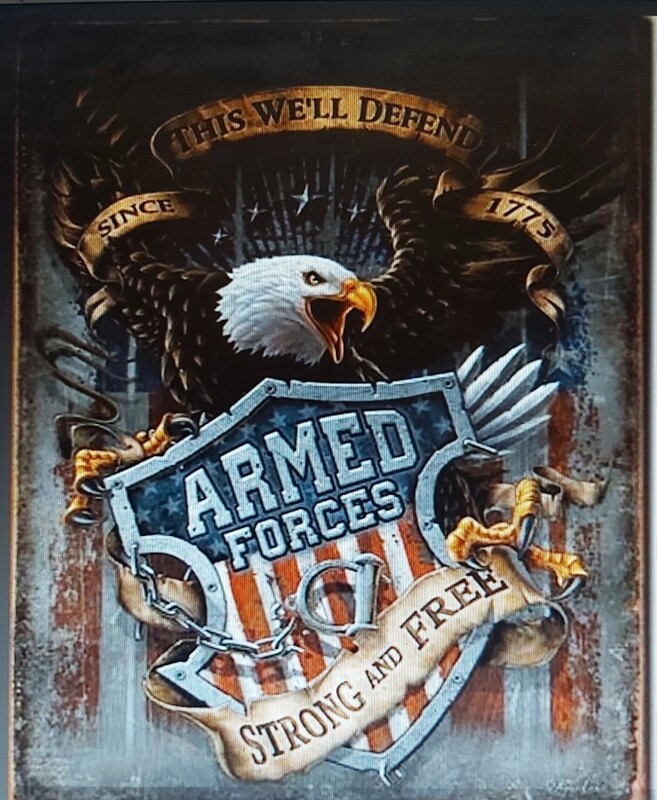 Plaque armes force