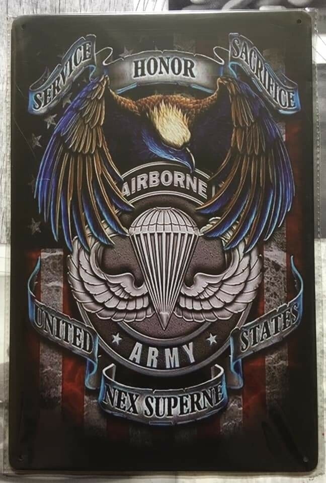 Plaque airborne army