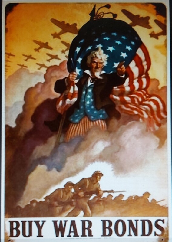 Plaque buy war bonds