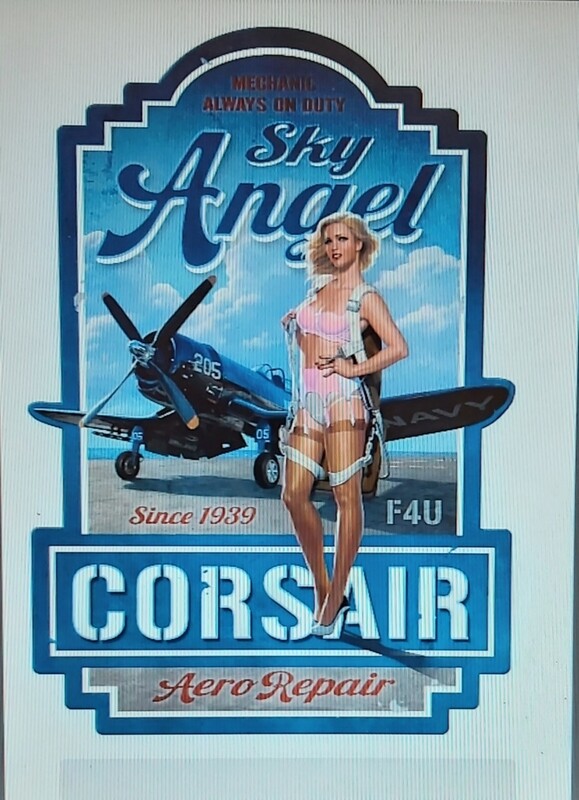 Plaque corsair F4U 