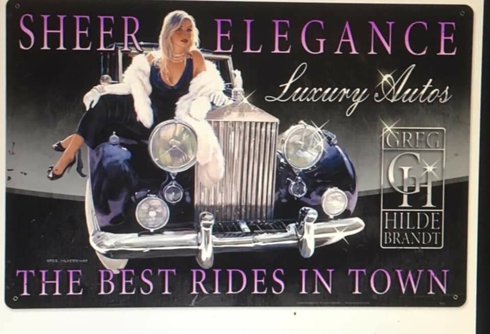 Plaque voiture sheer élégance