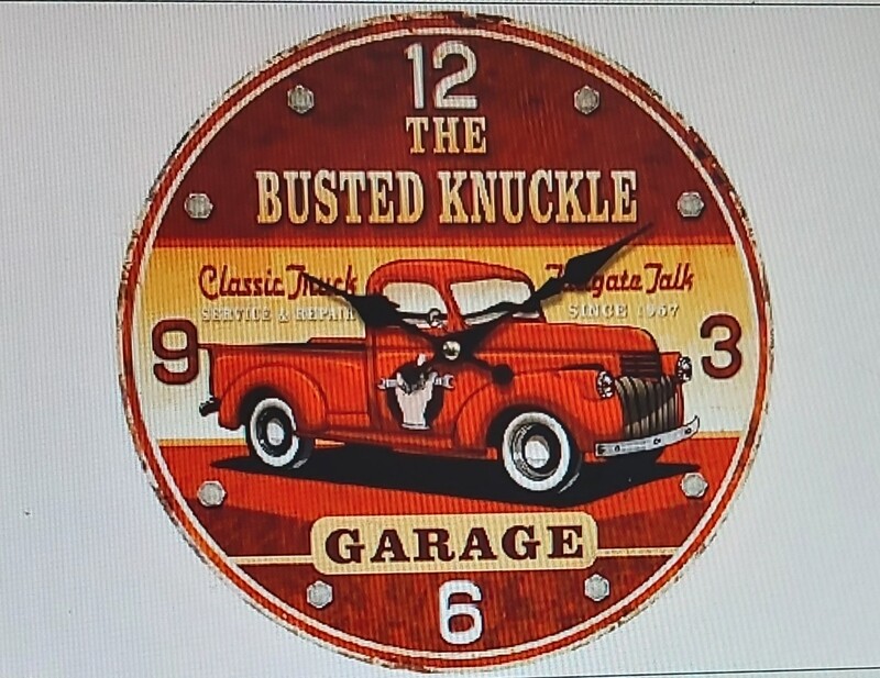 horloge garage the busted knuckle