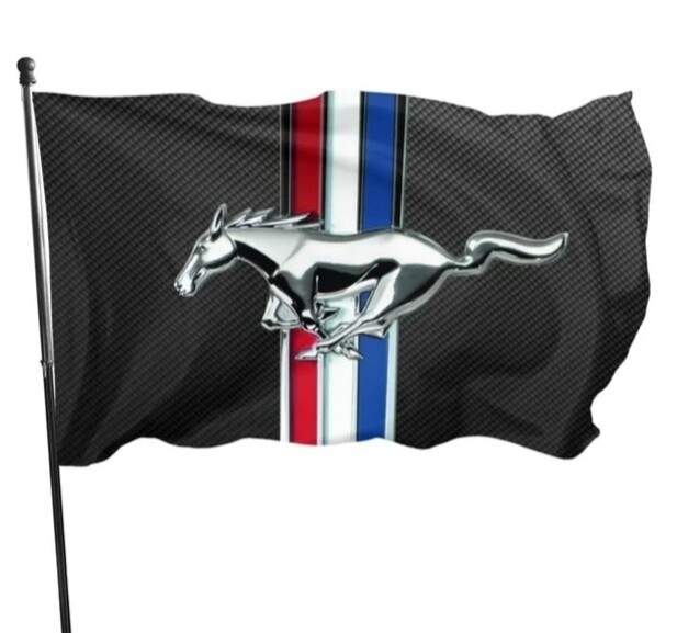 Drapeau Mustang 4