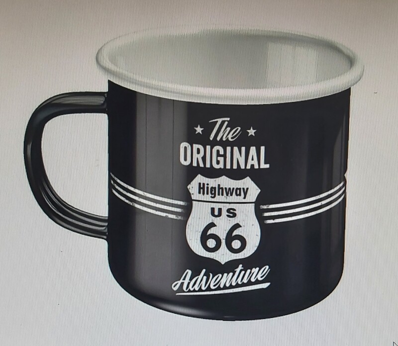 Mug émaillée licence original rt66