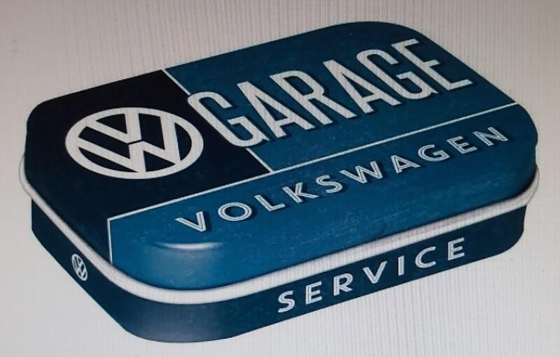 Boîte à pastilles Vw garage