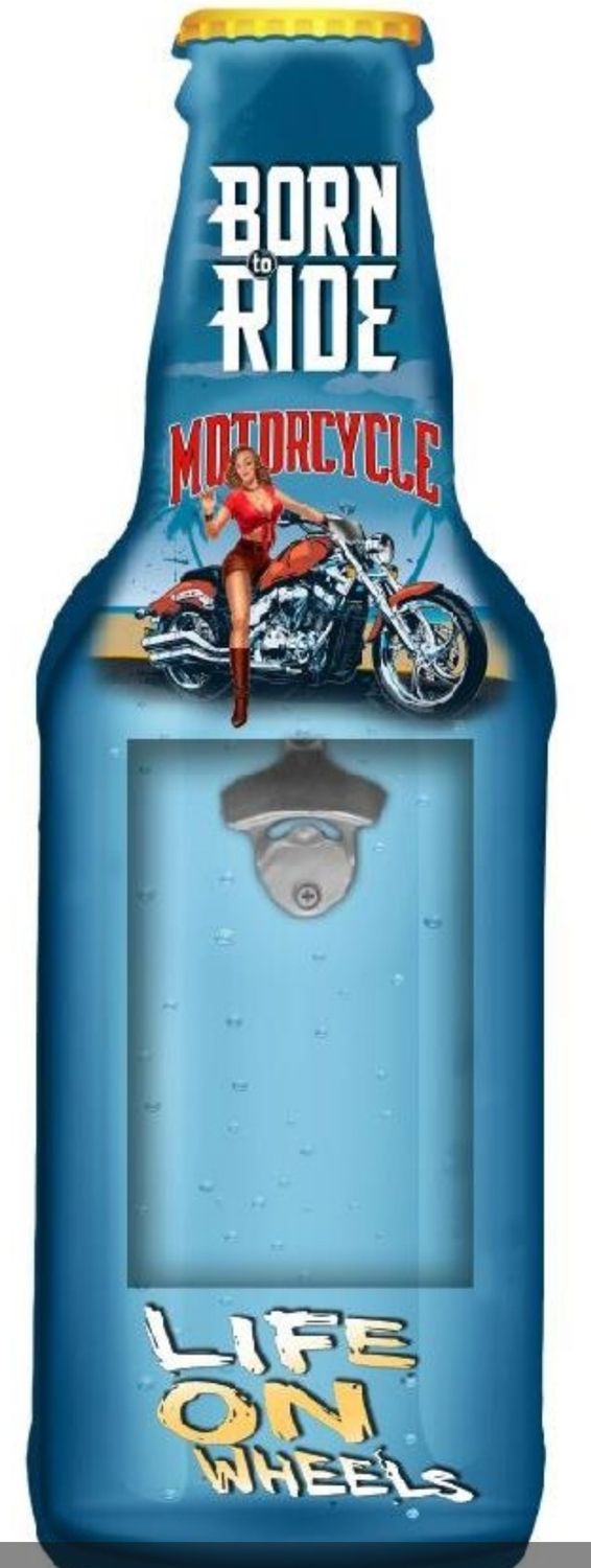 Décapsuleur motorcycle forme bouteille n°2